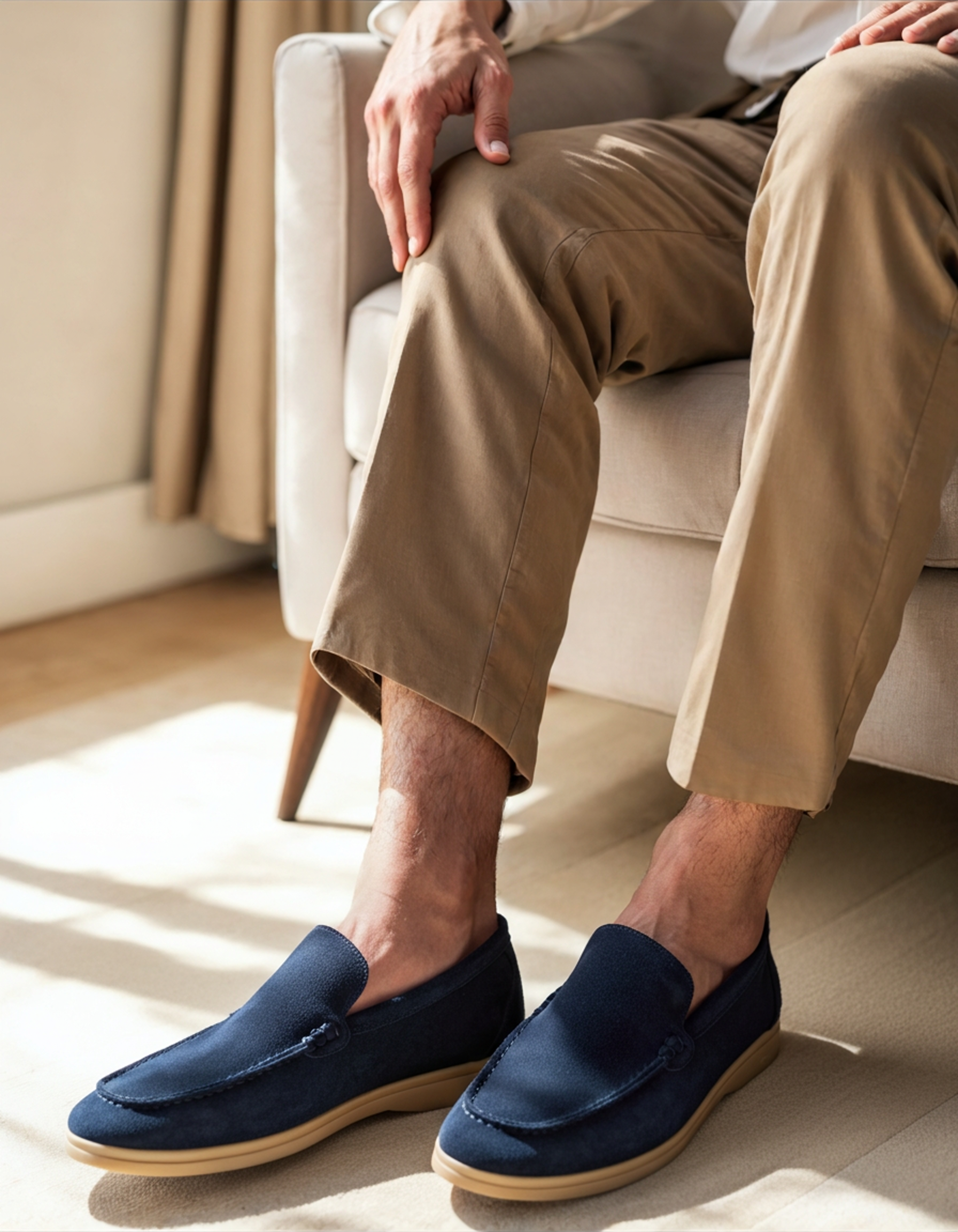 Premium Wildleder Slipper
