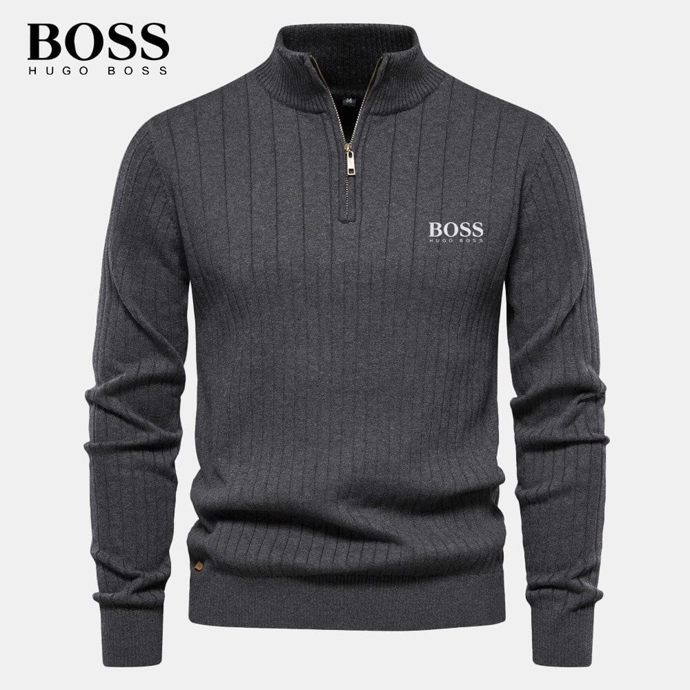 HB Men's Zip-Up Sweater (Clearance)