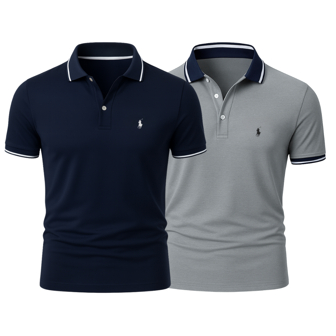 RL (KAUFE 1, ERHALTE 2) - Premiere Polo Shirt Kit – Professional Line by (2-Pack)