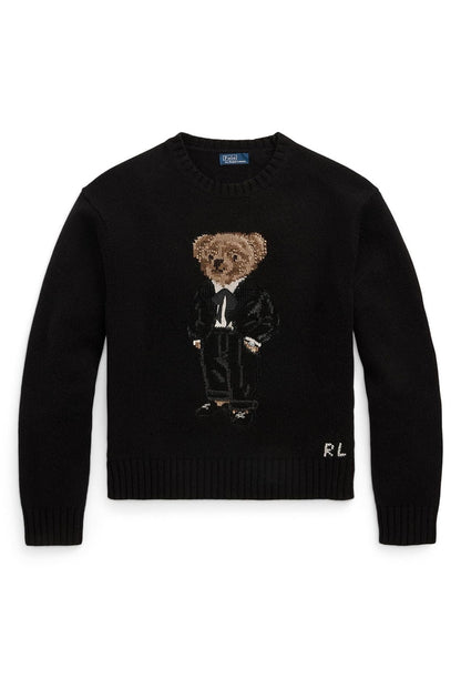RL Sweater  | Black Polo Bear