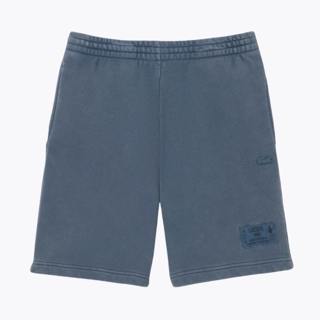 LC Washed Effect Cotton Fleece Shorts