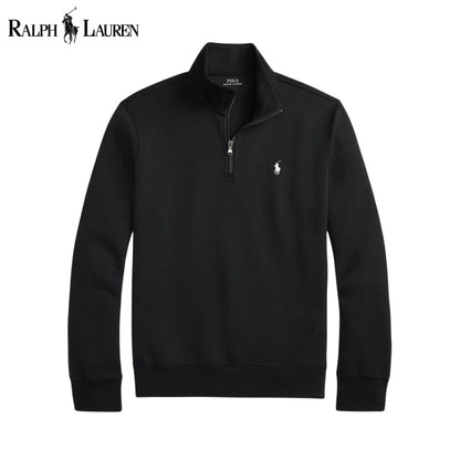RL Double-Knit Mockneck Pullover