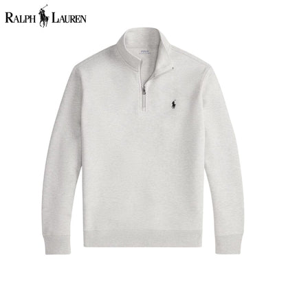 RL Double-Knit Mockneck Pullover