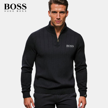 HB Men's Zip-Up Sweater (Clearance)