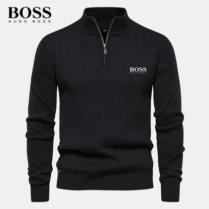 HB Men's Zip-Up Sweater (Clearance)