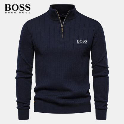 HB Men's Zip-Up Sweater (Clearance)